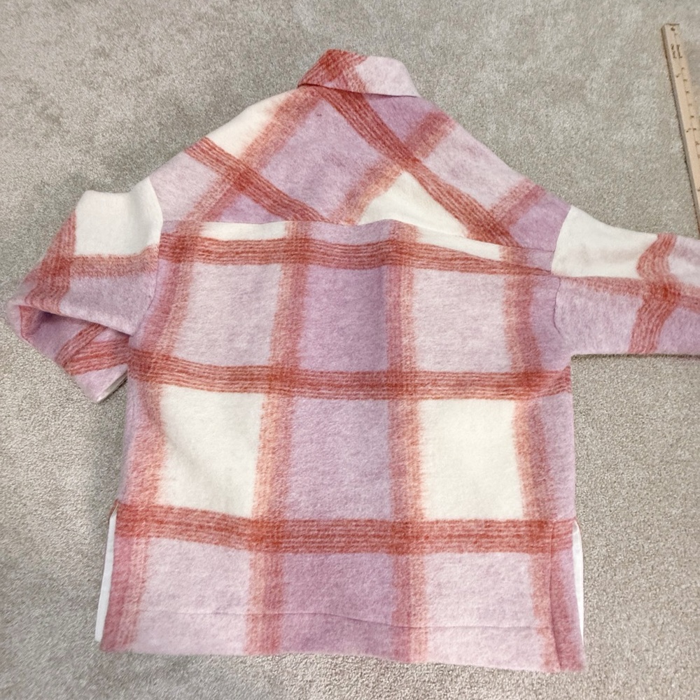 IRO - Lemina Plaid Shirt Jacket - Pink, White, Red - size Small - NWT - Picture 14 of 15